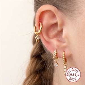 Nuovo arrivo moda alta gioielli 925 argento Sterling diversi stili orecchini collana Charms - Product Image 4