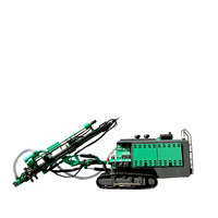 Foreuse de roche hydraulique portative soufflant la perceuse de trou d'exploitation avec le chariot portatif de trou de sablage de noyau de moteur pour le mien