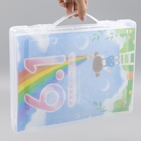 Boîte de rangement en plastique PP SUNSHING Factory, classeur A4 avec poignée, boîte de rangement pour documents, classeur A4