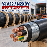 Câble d'alimentation basse tension YJV, conducteur en cuivre pur, norme IEC 0,6 kV 1 kV, utilisation industrielle intérieure/extérieure