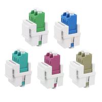 Adaptor & Coupler Serat Optik LC Duplex SM MM Kelas Telekomunikasi dengan Konektor APC/UPC Selubung Keramik FTTH 5G Patch Panel