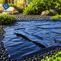 Géomembrane HDPE de 1 mm à 2 mm de haute qualité, résistante aux UV et imperméable, pour bassins d'aquaculture, élevage de crevettes et poissons, barrages et décharges.
