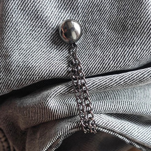 Garment Clips Magnetic Snap Button Rose Gold Silver Gold Gunmetal Black Chain Tapering Tool For Pants Sleeve Hem Fixing - Product Image 3