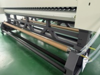 Imprimante jet d'encre numérique écosolvant 3,2 m pour étiquettes et banderoles flexibles avec doubles têtes d'impression XP600 I3200 1440 dpi