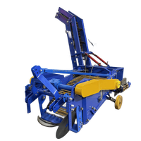 Machine récolteuse agricole automatique pour patates douces, ail, carottes et arachides, à attacher au tracteur