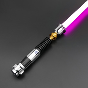 Sable de Luz Txqsaber <span class=keywords><strong>Obi</strong></span> <span class=keywords><strong>Wan</strong></span> SE Baselite NeoPixel con Empuñadura Totalmente Metálica, Placa Proffie 2.2, Aspecto Envejecido para Cosplay - Product Image 2