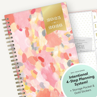 Agenda Personalizada A5 Ecológica con Encuadernación en Espiral, Organizador Diario, Semanal y Mensual, Libreta de Presupuesto y Finanzas, Sin Fecha