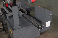Nouvelle machine à scier à ruban CNC automatique avec régulation de vitesse, pompe, moteur à engrenages, cœur PLC et commande manuelle inclus