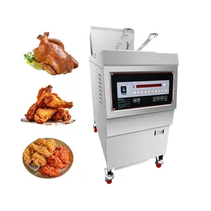 Commercial Restaurant Supplies Food Machine 25L Electric Gas Standing Deep Fat Fryer for Potato Chips French Fries Fish