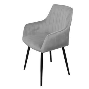Venta al por mayor de muebles de restaurante de lujo Silla de ocio de tela de terciopelo sillón sillas de comedor - Product Image 2