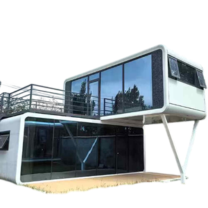 Cabane en acier anti-vent et anti-neige, type capsule, pour le tourisme en montagne, les parcs, les vacances et les espaces de repos - Product Image 1