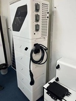 Inverter tenaga surya hibrida 7kw, stasiun pengisian daya kendaraan listrik cepat 30kwh Ev Dc luar ruangan
