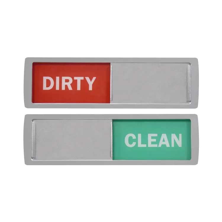 Factory price acrylic dishwasher fridge magnet sign dirty clean dishwasher magnets for family kitchen