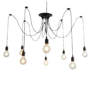 Nueva llegada Vintage Village Style Spider colgante luces de <span class=keywords><strong>araña</strong></span> de techo mejor calidad diseño Industrial para lámparas de mesa - Product Image 5