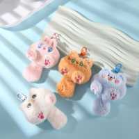 Porte-clés en peluche de forme de chat, de haute qualité, mignon, à texture douce, aux couleurs vibrantes, longue durée, décorations de sac à dos