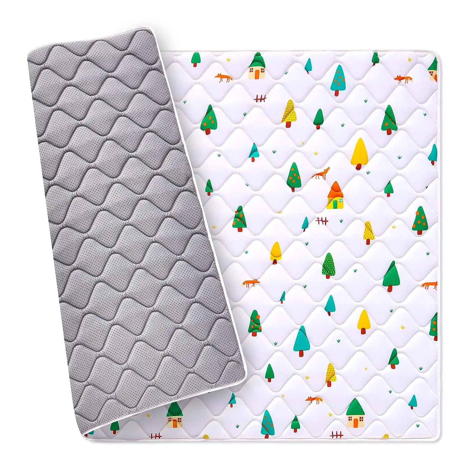 Tapetes de Segurança do bebê Grosso One Piece Crawling Mat Não-Slip Almofada Baby Play mat para Bebês Toddlers Máquina Lavável