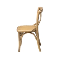 Chaise à Dossier Fourche en Bois Massif de Chêne Blanc, Style Américain, Lattes de Dossier en Bois, Chaise de Salle à Manger de Style Européen pour Restaurant et Maison