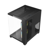 Conception de logo OEM Fabricant d'usine Boîtiers et tours pour ordinateurs de jeu Micro ATX Tour moyenne Vue complète Panneau latéral Armoire pour PC de bureau
