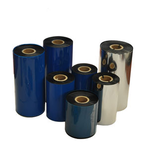 Cintas de Impresión Térmica AEBO TTR S11 Citizen Wax, Cintas de Código de Barras Negras Compatibles con PET, Rollo de Papel Térmico al por Mayor de 18 mm, 24 mm, 28 mm - Product Image 1