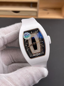Reloj de Negocios Impermeable con Diseño Esqueletizado y Diamantes Incrustados 0701, con la Última Tecnología de Vanguardia, para Hombre y Mujer - Product Image 3