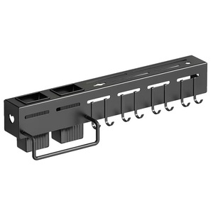 Kitchen Cupboard <strong>Storage</strong> <strong>Rack</strong> 30cm 40cm Stainless Steel Multifunction Hook up Multiple Installation Way <strong>Storage</strong> <strong>Rack</strong> <strong>Wall</strong> - Product Image 1