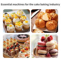 Machine de moulage par injection de gâteaux, machine d'extrusion de biscuits commerciale, ligne de production automatique de pâtisserie et de remplissage de plateaux