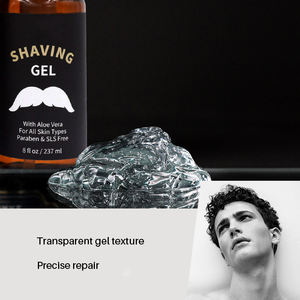 Baume à barbe pour homme, crème à <span class=keywords><strong>raser</strong></span> hydratante et rafraîchissante à base de plantes naturelles, sans <span class=keywords><strong>mousse</strong></span>, stock en gros - Product Image 5