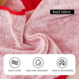 Serviettes de plage personnalisées en coton tissé 100 %, imprimées réactives, grande taille, avec logo jacquard, certifiées OEKO-TEX – Offre Spéciale - Product Image 6