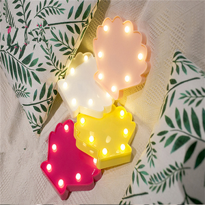 Alimentato a batteria flamingo cactus nube luna forma di albero di Natale multicolore che cambia ha condotto la luce di notte - Product Image 4