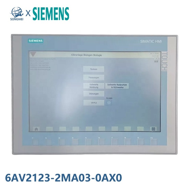 Plc 6av2123-2ma03-0ax0 Original New Simatic Hmi Ktp1200 Touch Screen All in One for Warranty Product