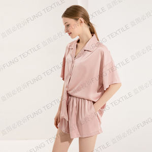 FUNG 6035 Set pigiama in seta abbigliamento da notte per signora vestiti per la casa per donna - Product Image 3
