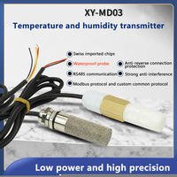 Sensor de Temperatura y Humedad, Transmisor RS485, Módulo Colector, Sonda Impermeable, Alta Temperatura, Modbus, Monitoreo en Tiempo Real