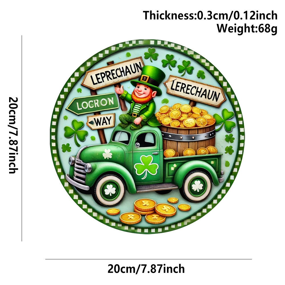 Wooden signboard, American Uncle Clover