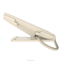 Téléphone fixe analogique filaire pour chambre d'hôtel, avec façade personnalisée, blanc ivoire premium, vente en gros