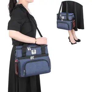 Leichte tragbare isolierte Kühltasche Tote Lunch-Tasche weiche Kühltasche Kühlung Lunch-Box Strand Kühltasche Reisen Picknick Thermosatulle