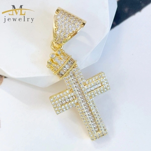 JML Joyería Religiosa al Por Mayor con Medalla de la Virgen María Laminada en <span class=keywords><strong>Oro</strong></span> de 14K para Niños con Corona de Latón Mariposa y Circonita - Product Image 4