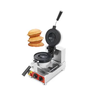 Producto caliente sartén giratoria helado Gelato Panini prensa Ufo máquina de hamburguesas