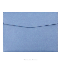 Bolsa de Documentos de Cuero PU en Oferta, Portadocumentos A4, Bolsa de Archivo Tipo Sobre para Negocios, Bolsa de Reuniones de Oficina con Logotipo Personalizado para Documentos
