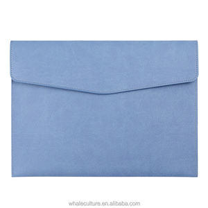 Bolsa de Documentos de Cuero PU en Oferta, Portadocumentos A4, Bolsa de Archivo Tipo Sobre para Negocios, Bolsa de Reuniones de Oficina con Logotipo Personalizado para Documentos - Product Image 5