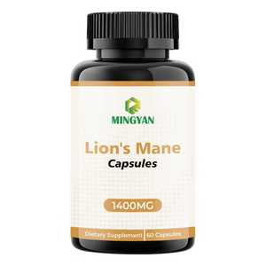 Capsules de champignons Lion's Mane OEM/ODM |   500 mg de Facteur de Croissance Nerveuse (NGF) et soutien cognitif |   Biologique, sans OGM - Product Image 1