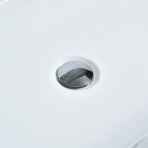 Moderna in acrilico cudc Freestanding vasca da bagno migliore di vendita in ammollo bianco forma rettangolare bordo sottile per gli adulti - Product Image 6