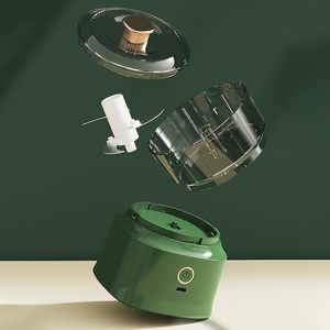 Factory Wholesale Hot Portable <b>USB</b> Ginger Garlic Vegetable Food Chopper Electric Mini Blender <b>Mixer</b> Baby Food Supplement Machine - Product Image 2