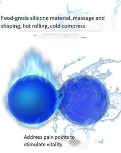 Silikon-Doppel-Lacrosse-Massageball Mobilitätsball Tiefengewebe-Massagewerkzeug Erdnuss-Massageball für Myofasziale Muskelentspannung - Product Image 4