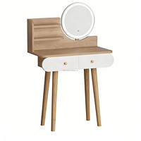 Table de toilette MDF Chapel Price avec miroir pour chambre à coucher