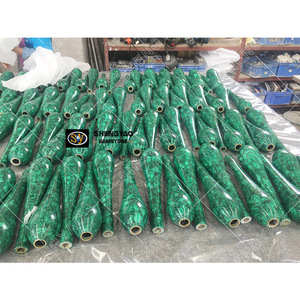 <span class=keywords><strong>Balaustrada</strong></span> <span class=keywords><strong>de</strong></span> escalera <span class=keywords><strong>de</strong></span> malaquita, piedras preciosas decorativas <span class=keywords><strong>de</strong></span> lujo para Interior - Product Image 3