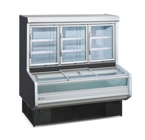 Réfrigérateur <span class=keywords><strong>combiné</strong></span> commercial de supermarché <span class=keywords><strong>congélateur</strong></span> inférieur congelé demi-réfrigérateur - Product Image 1