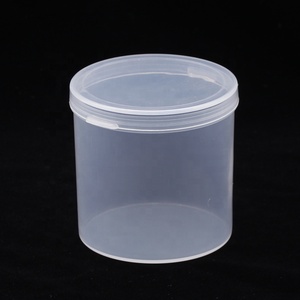 Round Plastic Transparent Storage Box Jewelry Pill Chip Organizer Case Nail Art Battery Screw Beads Container