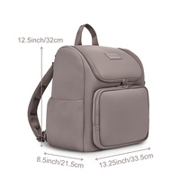 Sac à dos en néoprène personnalisé avec logo, fabrication OEM directe d'usine, vente en gros, grande capacité, imperméable, pour femmes, pour la gym et les voyages