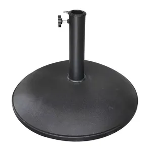 High quality plastic cement filled weight base for umbrella parasols base with wheels