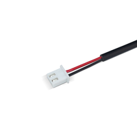 Câble de connexion DC 5521 femelle vers 2 fils XH 2.54 pour borne de batterie, câble d'alimentation DC 5.5 x 2.1 mm OD 4.0 mm, connecteur de prise d'alimentation DC